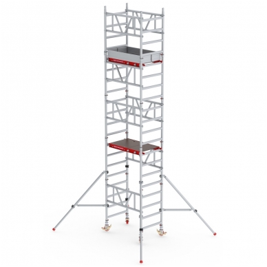 Alumiiniumist mobiilne torn MiTower (töökõrgus 6,20 m)