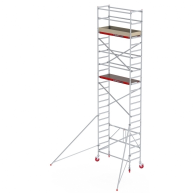 Alumiiniumist mobiilne torn RS 44 (A+B+C+D moodul), töökõrgus 7,80 m