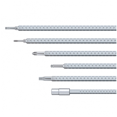 Kahepoolne otsik WIHA SYSTEM 4 TORX T6 - T8 (120 mm) 1