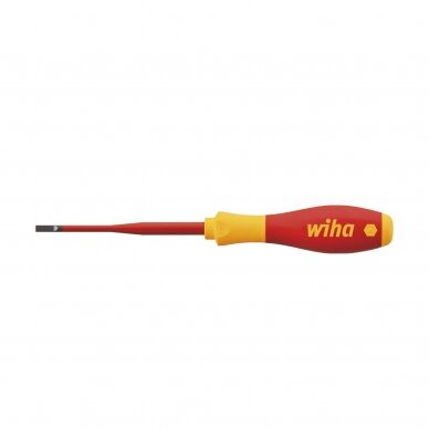 Отвертка WIHA SoftFinish® electric slimFix, плоская (3,5x100 мм)