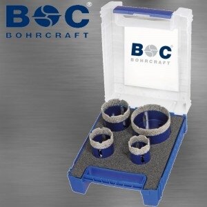 Набор алмазных сверл Bohrcraft М14, 4 шт.