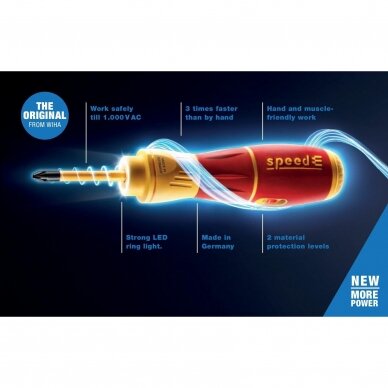 E-skrūvgriezis WIHA speedE® II electric (7 gab.) 3