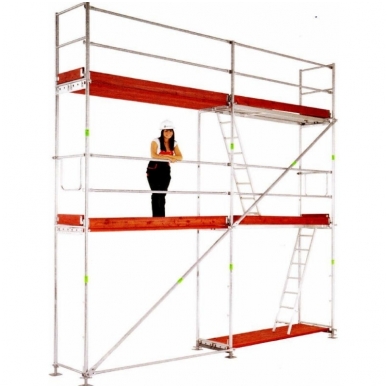 Fasādes sastatnes Delta 70 (9m x 4m) 1