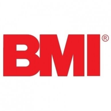 Клейкая металлическая лента BMI, наклеенная на твердую поверхность, 1 м 4