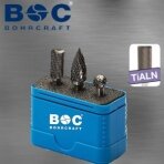 Набор твердосплавных фрез Bohrcraft форма B/D/G 10,0 мм (3 шт.)