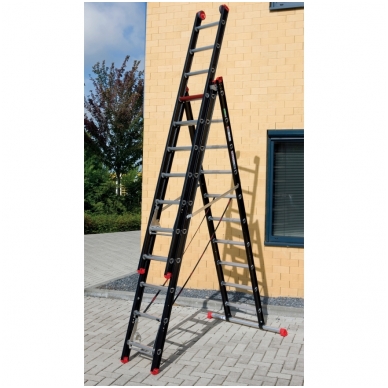 Kolmeosaline redel Mounter professionaalne (3 x 8) 1