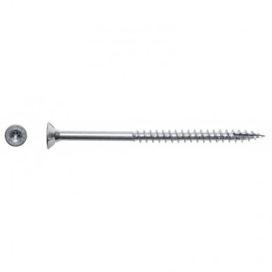 Medsraigčiai Hammerjack 4,0x40mm Torx Zn (balti) SB 25 vnt.