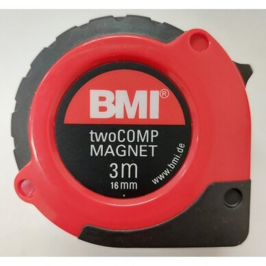 Ruletė BMI twoCOMP su magnetu (3 m)