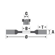 Apskritas šepetys OSBORN (Ø 140x55 mm; M14 Novofil NN-S 46) 1